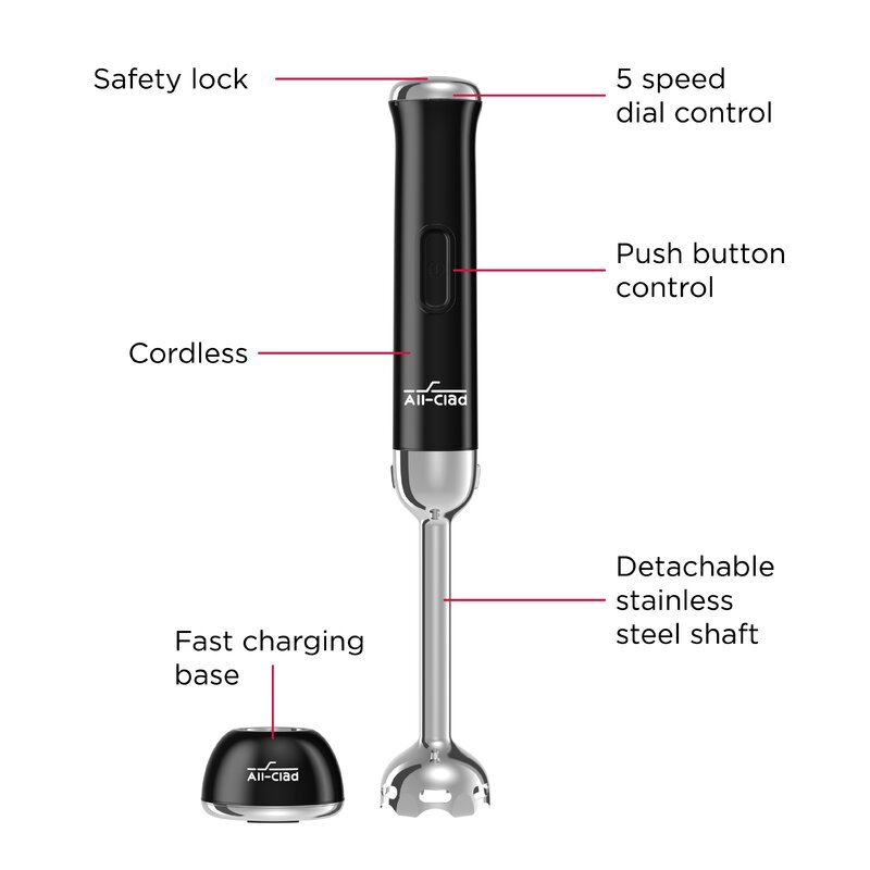 Allclad Cordless Stainless Steel Hand emersion Blender popular